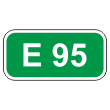 Дорожный знак 6.14.1 «Номер маршрута» (металл 0,8 мм, II типоразмер: 350х700 мм, С/О пленка: тип В алмазная)